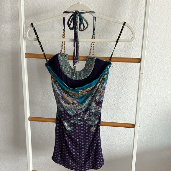 Sky halter top w gorgeous embellishments and details. Size XS NWT - Picture 4 of 7